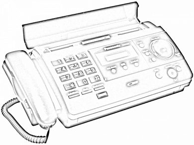 Факс на термобумаге Panasonic KX-FT932 (Б/У)