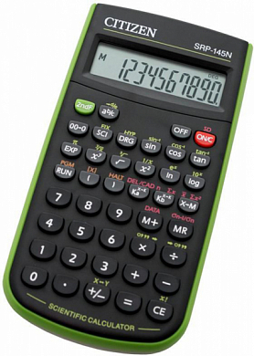 Калькулятор научный CITIZEN SRP-145NGR, черный
