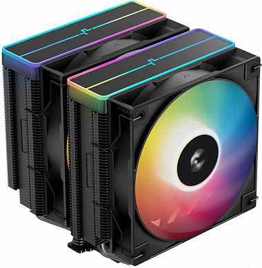 Вентилятор для процессора DEEPCOOL AG620 BK ARGB V2, 120 мм, 300-1950 rpm, 260 Вт