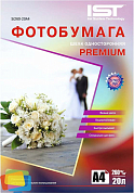 Фотобумага IST Premium "Шелк" полуглянцевая A4, 260 г/м2, 20 л.