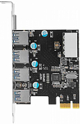 Контроллер PCI-E DEXP WT-PU3, USB 3.0, 4 x USB A