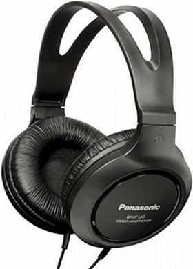 Наушники PANASONIC RP-HT161E-K, мониторные, черные