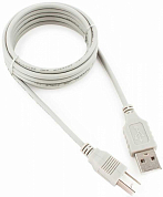 Кабель USB 2.0, USB Am - USB Bm, GEMBIRD CC-USB2-AMBM, 1.8 м, серый