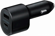 Автомобильное зарядное устройство SAMSUNG EP-L5300XBEGWW, USB C, USB A, черное