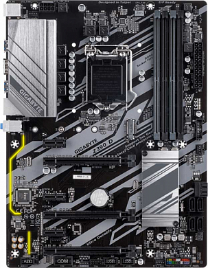 Материнская плата GIGABYTE Z390 D Intel Z390, FCLGA1151, DDR4, RAID, HDMI, 4*USB2.0, 8*USB3.1, 2*PS/2, M.2, GLAN, ATX