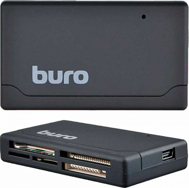 Внешний картридер BURO BU-CR-171, черный