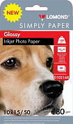 Фотобумага LOMOND Simply Paper глянцевая 10x15, 180 г/м2, 50 л.