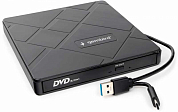 Внешний привод DVD-RW GEMBIRD DVD-USB-04, черный (Retail)