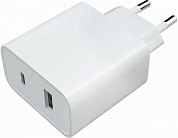 Сетевое зарядное устройство XIAOMI Mi 33W Wall Charger, USB C, USB A, белое