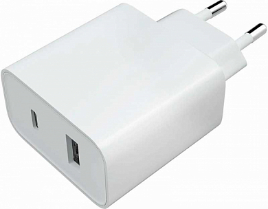 Сетевое зарядное устройство XIAOMI Mi 33W Wall Charger, USB C, USB A, белое
