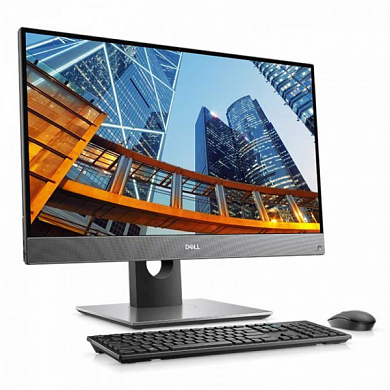 Моноблок DELL Optiplex 7760, 27", Core i7 8700, 8Гб, 256Гб, Intel UHD630, Win 10 Pro, черный (7760-6238)