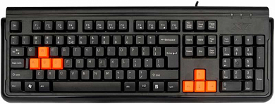 Клавиатура A4TECH X7 G300, USB, черная