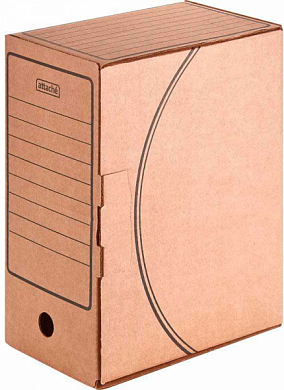 Короб архивный для хранения A4 ATTACHE Economy 150 мм, цвет: коричневый (5 шт)