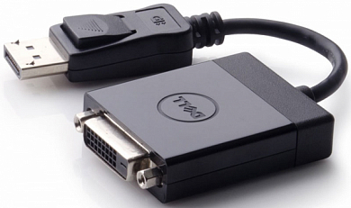 Адаптер (переходник) DisplayPort - DVI, DELL 470-ABEO, 10 см