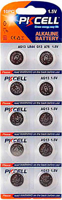 Батарейка A76 PKCELL, 1.5V (10 шт)