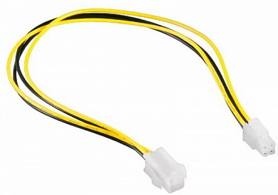 Удлинитель питания, 4 pin (m) - 4 pin (f), CABLEXPERT CC-PSU-7, 30 см