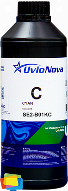 Чернила INKTEC UvioNova SE2-B01KC для Epson, UV DTF (ультрафиолетовые), 1 л, голубой