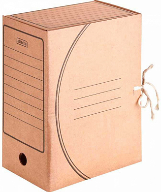 Короб архивный для хранения A4 ATTACHE Economy 150 мм, цвет: коричневый