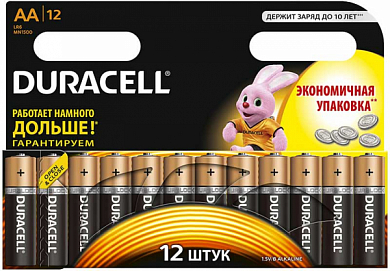 Батарейка AA DURACELL Basic, 1.5V (12 шт)