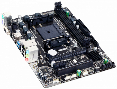 Материнская плата GIGABYTE GA-F2A68HM-S1 AMD A68H, FM2+, DDR3, RAID, VGA, 8*USB2.0, 2*USB3.0, 2*PS/2, GLAN, mATX