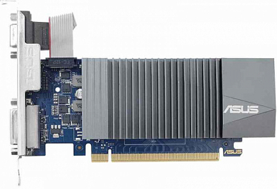 Видеокарта ASUS GeForce GT 710 1Гб GDDR5 32-bit, Retail (GT710-SL-1GD5-BRK)