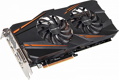 Видеокарта PCI-E GIGABYTE GeForce GTX 1070 Windforce OC 8Gb GDDR5 256-bit, Retail (GV-N1070WF2OC-8GD)