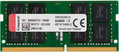 Модуль памяти SO-DDR4 16Gb PC25600 3200MHz KINGSTON (KVR32S22D8/16), Retail