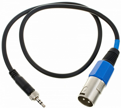 Кабель микрофонный jack 3.5 мм (3 pin) - XLR (m), SENNHEISER CL 100, 10 см, черный