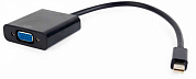 Адаптер (переходник) DisplayPort - VGA, CABLEXPERT A-mDPM-VGAF-02, 15 см