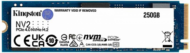 Накопитель SSD M.2 2280 KINGSTON NV2 250Гб (SNV2S/250G)