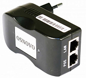 PoE инжектор OSNOVO Midspan-1/151, 1 PoE порт Fast Ethernet