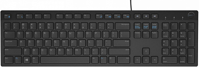 Клавиатура DELL KB216, USB, черная