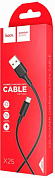 Кабель USB Type-C - USB Am, HOCO X25, 1 м, черный