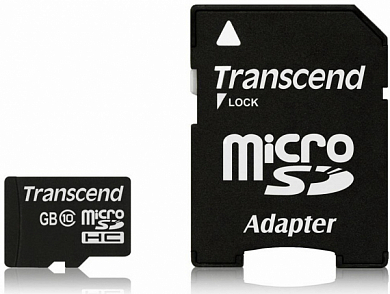 Карта памяти microSDHC TRANSCEND Premium 200x 32Gb, Class10 UHS-I (TS32GUSDHC10)