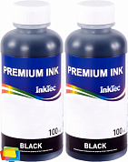 Комплект чернил INKTEC C9020-100MB-2 для Canon, пигментные, 200 мл, черный