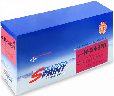 Картридж S-PRINT SP-H-CB543A M, пурпурный