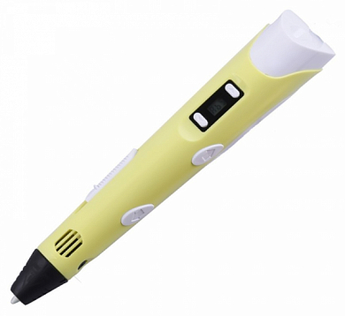 3D ручка CACTUS CS-3D-PEN-A-YL, желтая