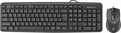 Проводная клавиатура + мышь DEFENDER Dakota C-270, USB, черная