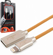 Кабель Apple Lightning - USB Am, CABLEXPERT Platinum CC-P-APUSB02, 1 м, золотой