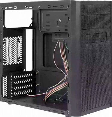 Корпус mATX ACCORD A-08B (ACC A-08B), без БП, черный