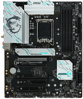 Материнская плата MSI B760M Gaming Plus Wifi DDR4 Intel B760, FCLGA1700, DDR4, HDMI, DisplayPort, 6*USB2.0, 4*USB3.2, GLAN, ATX