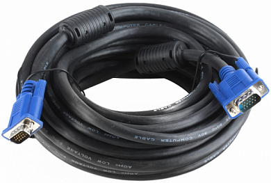 Кабель SVGA, D-SUB (m) - D-SUB (m), VCOM VVG6448-10MC, 10 м, черный