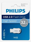 Флешка USB PHILIPS Wee 32 Гб, USB 2.0, белый