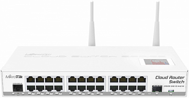 Беспроводной Wi-Fi роутер MIKROTIK CRS125-24G-1S-2HND-IN