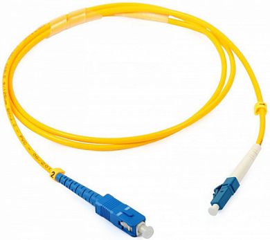 Патч-корд оптический Simplex LC/UPC - SC/UPC SM, NETKO 57815, 1 м