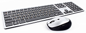 Беспроводная клавиатура + мышь GEMBIRD KBS-8100, Bluetooth, серебристо-черная