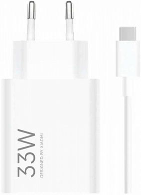 Сетевое зарядное устройство XIAOMI Charging Combo 33W, USB A, белое