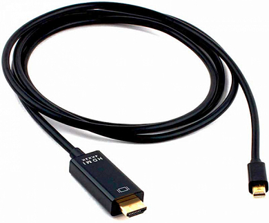 Кабель DisplayPort, Mini DisplayPort (m) - HDMI (m), CABLEXPERT, 1.8 м, черный