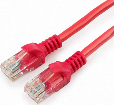Патч-корд UTP4 кат. 6a, NETKO 53896, 1 м, красный