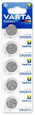 Батарейка CR2025 VARTA, 3V (5 шт)